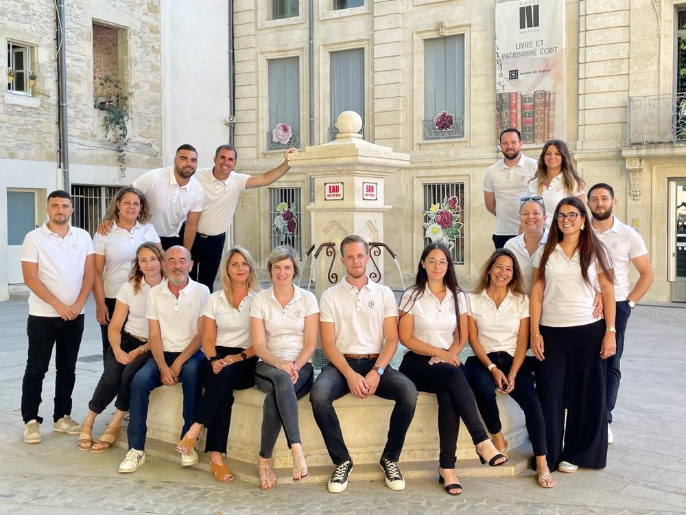 l'équipe de l'agence Pays de Lunel