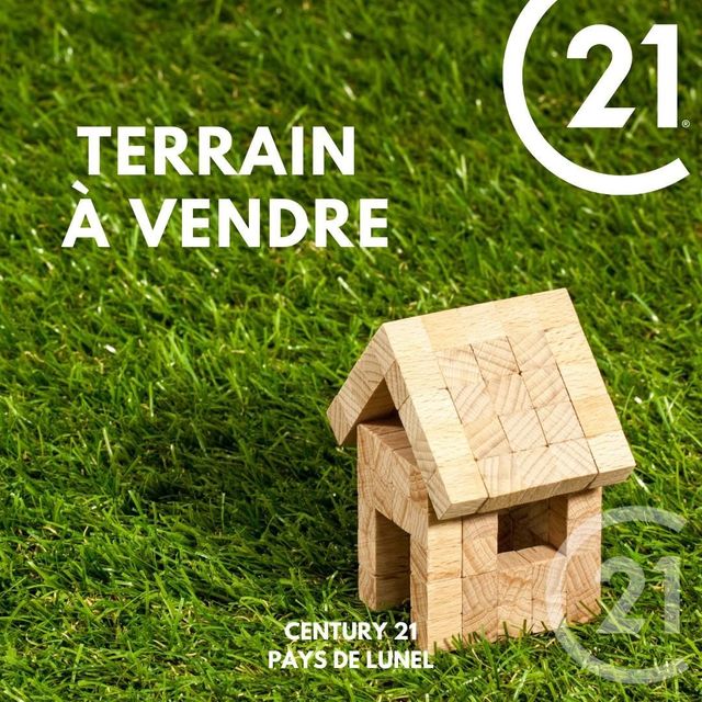 terrain à vendre - 637.0 m2 - LUNEL VIEL - 34 - LANGUEDOC-ROUSSILLON - Century 21 Pays De Lunel