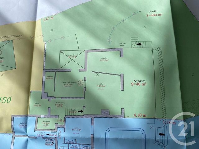 maison à vendre - 5 pièces - 162.0 m2 - BOISSERON - 34 - LANGUEDOC-ROUSSILLON - Century 21 Pays De Lunel